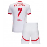 Dres RB Leipzig Antonio Nusa #7 Domáci pre deti 2024-25 Krátky Rukáv (+ trenírky)